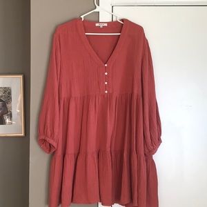 Madewell Lightspun Colette Mini Dress size 12